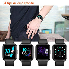 Carica l'immagine nel visualizzatore di Gallery, YAMAY ZOSKVE Smartwatch con Saturimetro Misuratore Pressione Nero