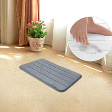 Carica l'immagine nel visualizzatore di Gallery, YIQI Tappetino da Bagno Bagno, 40x60 cm, Grigio - Ilgrandebazar