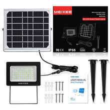 Carica l'immagine nel visualizzatore di Gallery, MEIKEE Faretto Solare di 60 LED da Esterno, Controllo Della Luce - Ilgrandebazar