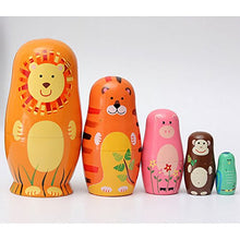 Carica l'immagine nel visualizzatore di Gallery, ZHUOTOP Cute Animal Nesting Babushka Russian Doll Matryoshka Hand Paint... - Ilgrandebazar
