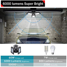 Carica l'immagine nel visualizzatore di Gallery, 60W Lampada Garage LED E27 Bawoo Ufficio Officina Normale - Ilgrandebazar