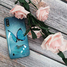 Carica l'immagine nel visualizzatore di Gallery, YiKaDa - Cover per Samsung Galaxy A10 + A10, Glitter Farfalle - Ilgrandebazar