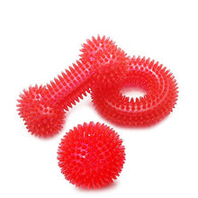 Carica l'immagine nel visualizzatore di Gallery, PET SPPTIES Squeak per aggressivi Chewers Giocattolo da Denti 3PCS Red