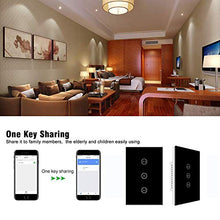 Carica l'immagine nel visualizzatore di Gallery, Jinvoo Smart US WIFI Touch Switch, telecomando senza fili, interruttore per...