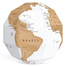 Carica l'immagine nel visualizzatore di Gallery, Exerz EX-SCGL20 Globo da Grattare (Diametro: 20 cm) / Mappamondo/Scratchable...