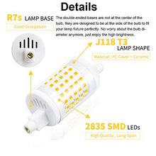 Carica l'immagine nel visualizzatore di Gallery, Bonlux R7s 78mm LED Dimmerabile 10W Bianco Dimmerabile, Calda - Ilgrandebazar