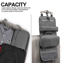 Carica l'immagine nel visualizzatore di Gallery, Wind Took Bolsa da Toilette Beauty Case Viaggio Wash Bag Grigio Argento - Ilgrandebazar