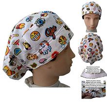 Carica l'immagine nel visualizzatore di Gallery, Cappello sala operatoria donna Emoticon divertenti per capelli lunghi un... - Ilgrandebazar
