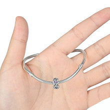 Carica l'immagine nel visualizzatore di Gallery, Distanziatore Nontiscordardime Charms Argento 925 Fiore Viola - Ilgrandebazar