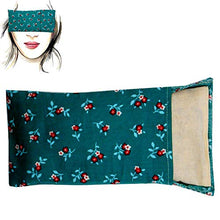 Carica l'immagine nel visualizzatore di Gallery, Cuscino per occhi "Pack Duo - Green" (1 ripieno e 2 federe lavabili) | Semi... - Ilgrandebazar