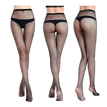 Carica l'immagine nel visualizzatore di Gallery, MOOKLIN 6 Paia Calze a Rete Fishnet Socks Collant Coprente Elasticizzato...