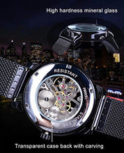 Carica l'immagine nel visualizzatore di Gallery, RSVOM Orologi automatici da uomo, orologio analogico meccanico con cinturino... - Ilgrandebazar