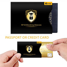 Carica l'immagine nel visualizzatore di Gallery, Protezione RFID, Gritin 18 Pezzi Custodie Protettiva Blocco RFID Carta di...