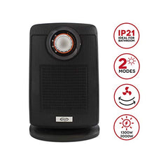 Carica l'immagine nel visualizzatore di Gallery, Argoclima Beat Termoventilatore Ceramico da Bagno, Nero