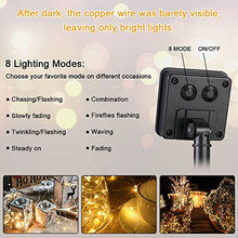 Carica l'immagine nel visualizzatore di Gallery, flintronic Catena Luminosa Solare, Luci Solari Esterno, 8 Modi #1 Pc 100led