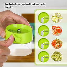 Carica l'immagine nel visualizzatore di Gallery, Sedhoom Spiralizzatore di Verdure 4 in 1 Affetta Affettatrice... - Ilgrandebazar