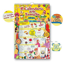 Carica l'immagine nel visualizzatore di Gallery, EURO PUBLISHING: Calendario Agenda della Famiglia 2024 29x44cm
