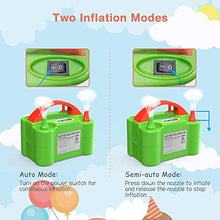 Carica l'immagine nel visualizzatore di Gallery, Dr.meter Pompa Elettrica, Elettronica di Gonfiaggio Verde + Arancione - Ilgrandebazar