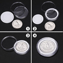 Carica l'immagine nel visualizzatore di Gallery, Hicarer 100 Pezzi 30 mm Moneta Capsule e 5 Formati (17/ 20/ 25/ 27/ 30 mm)... - Ilgrandebazar