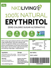 Carica l'immagine nel visualizzatore di Gallery, Eritritolo 100% naturale 2 Kg | Sostituto dello zucchero a ZERO Calorie
