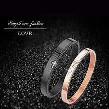 Carica l'immagine nel visualizzatore di Gallery, JewelryWe Bracciale da Uomo Donna Amore Amanti Braccialetto Coppia per 2 Pcs - Ilgrandebazar