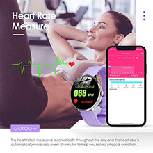 Carica l'immagine nel visualizzatore di Gallery, Smartwatch Impermeabile Donna, GOKOO Orologio Intelligente Donna Viola - Ilgrandebazar