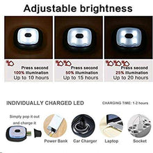 Carica l'immagine nel visualizzatore di Gallery, COTOP Cappello Uomo Illuminato Berretto 4 LED, con Luce LED Nero