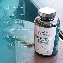 Carica l'immagine nel visualizzatore di Gallery, Spirulina Biologica | 500 Compresse Bio da 500 mg Pure Senza Eccipienti | 15...