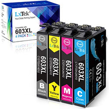 Carica l'immagine nel visualizzatore di Gallery, 4 LxTek 603XL Compatibili per Epson 603 Cartucce d'inchiostro Epson...