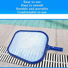 Carica l'immagine nel visualizzatore di Gallery, Professionale Skimmer per Piscina + Rete a Maglia Fine + Telaio Robusto Blu 1