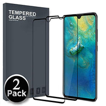 Carica l'immagine nel visualizzatore di Gallery, Ferilinso Vetro Temperato per Huawei Mate 20,[2pack] [Copertura Nero-2 pcs