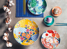 Carica l'immagine nel visualizzatore di Gallery, Excelsa Kimono Set 6 Tazzine da caffè con Piattino, Porcellana, Multicolore - Ilgrandebazar