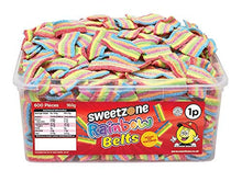 Carica l'immagine nel visualizzatore di Gallery, Sweetzone Halal JAZZY CINTURE RETRO JELLY CANDY SWEETS Vaschetta da 600 pezzi