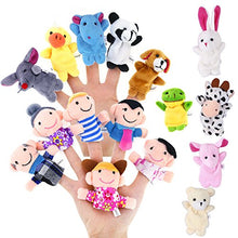 Carica l'immagine nel visualizzatore di Gallery, Biging 16 pezzi di marionette Finger set cui 10 animali + 6... - Ilgrandebazar