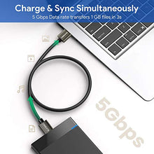 Carica l'immagine nel visualizzatore di Gallery, SUCESO Cavo Micro B a USB 3.0 A 5Gbps [0.5M] di Sincronizzazione 0.5M