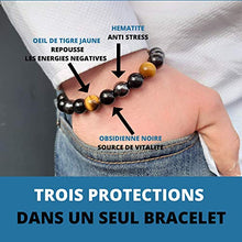 Carica l'immagine nel visualizzatore di Gallery, ARMONY PARIS Bracciale Protezione, Marca francese, Pietra Naturale,... - Ilgrandebazar
