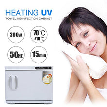 Carica l'immagine nel visualizzatore di Gallery, 2 in 1 calde 8L Scalda asciugamano UV sterilizzatore Cabinet salone di... - Ilgrandebazar