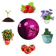 Carica l'immagine nel visualizzatore di Gallery, Lampada per Piante,Tomshine 3 Testa Luci Crescita Grow 27W 54LED...
