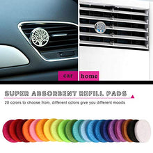 Carica l'immagine nel visualizzatore di Gallery, OOTSR 2pcs Diffusore di oli essenziali per aromaterapia auto, in acciaio... - Ilgrandebazar