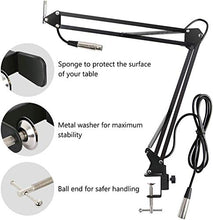 Carica l'immagine nel visualizzatore di Gallery, TONOR BM-700 Microfono a Condensatore Kit di con Alimentatore Nero - Ilgrandebazar