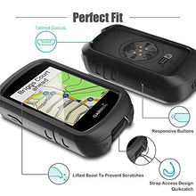 Carica l'immagine nel visualizzatore di Gallery, TUSITA Custodia per Garmin Edge 830 - Cover protettiva in silicone NERO