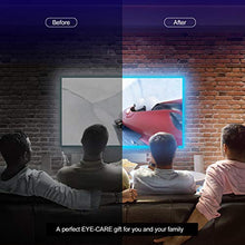 Carica l'immagine nel visualizzatore di Gallery, Strisce LED USB, Retroilluminazione TV da 7 M (2X.3.5M) con 16 colori e...