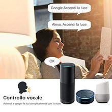 Carica l'immagine nel visualizzatore di Gallery, Lampadina intelligente Aunics 2 Pezzi Smart per Alexa, Google...