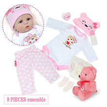 Carica l'immagine nel visualizzatore di Gallery, Bambole Reborn Femmine Realistica Silicone Bianco E Rosa Con Occhi Aperti - Ilgrandebazar