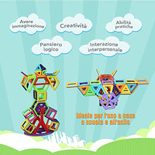 Carica l'immagine nel visualizzatore di Gallery, Innoo Tech Costruzioni Magnetiche Blocchi 108 Pezzi Giocattoli 108 - Ilgrandebazar