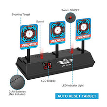 Carica l'immagine nel visualizzatore di Gallery, Keten Bersaglio Elettrico per Nerf Guns, Auto-Reset Intelligent Light Nero