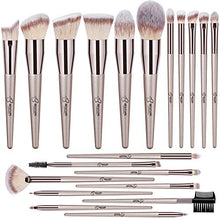 Carica l'immagine nel visualizzatore di Gallery, Bestope 20Pcs Pennelli Make Up,Set di per Trucco Sintetico Premium...