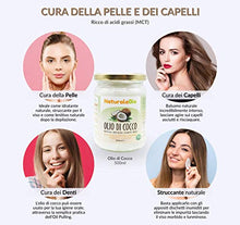Carica l'immagine nel visualizzatore di Gallery, Olio di Cocco Biologico Extra Vergine 500 ml. Crudo e Spremuto a Freddo.... - Ilgrandebazar