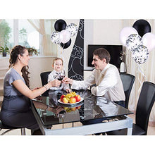 Carica l'immagine nel visualizzatore di Gallery, Jovitec 30 Pezzi 12 Pollici Palloncini in Lattice di Bianco E Nero - Ilgrandebazar