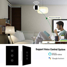 Carica l'immagine nel visualizzatore di Gallery, Jinvoo Smart US WIFI Touch Switch, telecomando senza fili, interruttore per...